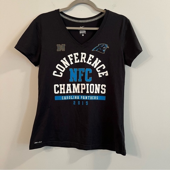 Nike Tops - Women’s Nike NFL Carolina Panthers 2015 conference champions short sleeve tee